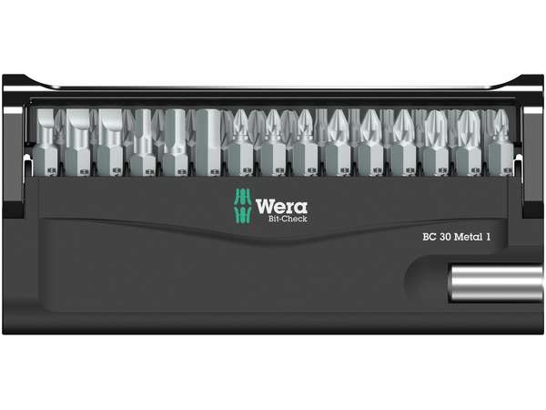 Wera 057440 Skrutkovacie bity 1/4" Bit-Check 30 Metal 1 SB (sada 30 kusov)