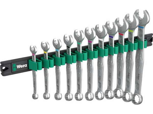 Wera 020233 Kľúče 8 ÷ 19 mm 6003 Joker 1 na magnetickej tyči, 9640 (sada 11 dielov)