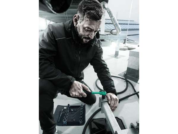 Wera 005530 Zyklop Comfort 3/8 račňa vrátane nástrčných hlavíc 8 ÷ 24 mm, 8100 SB 12 (sada 16 dielov)