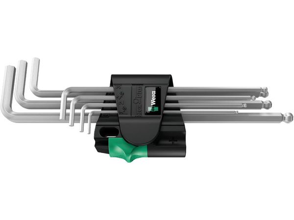 Wera 022101 Sada šesťhranných kľúčov Wera 950/7 Hex-Plus Magnet 1, pochrómovaná (7 ks)