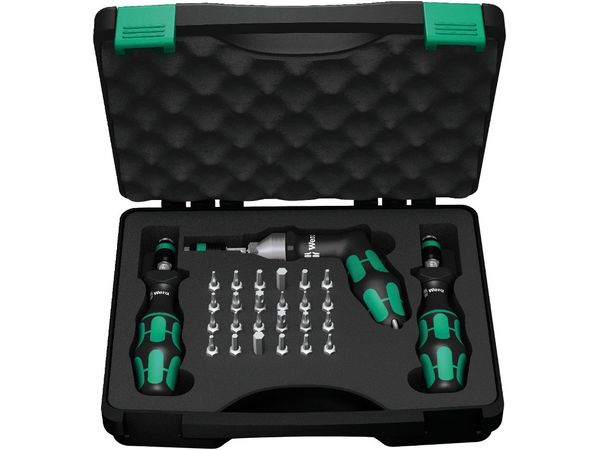 Wera 350451 Sada momentových skrutkovačov Kraftform 7445/46/47 (2,5-55,0 lbs.in.)