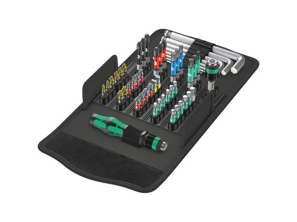 Wera 057460 Kraftform Kompakt 100 bitov a kľúčov