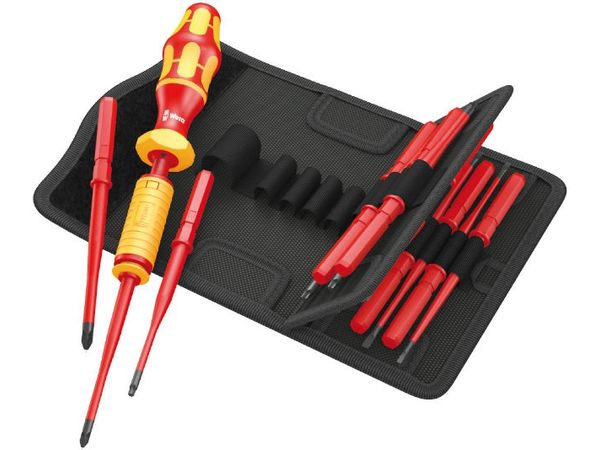 Wera 059291 Kraftform Kompakt VDE 15 Krútiaci moment 1,2-3,0 Nm extra tenký 1 sada skrutkovacích bitov