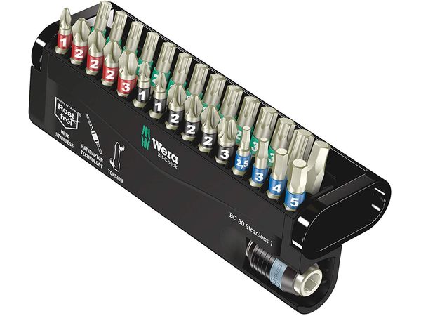 Wera 071109 Sada bitov z nehrdzavejúcej ocele 1/4" Bit Check® 30 Stainless 1 (30 kusov)