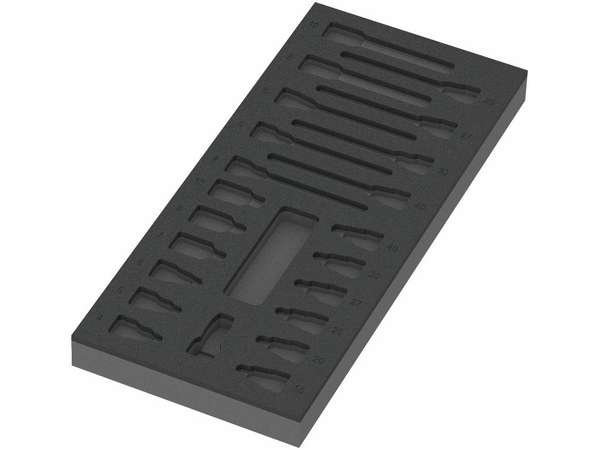 Wera 137323 Modul náradia - penová vložka 9823 pre sadu bitov Zyklop B 3/8". Bez