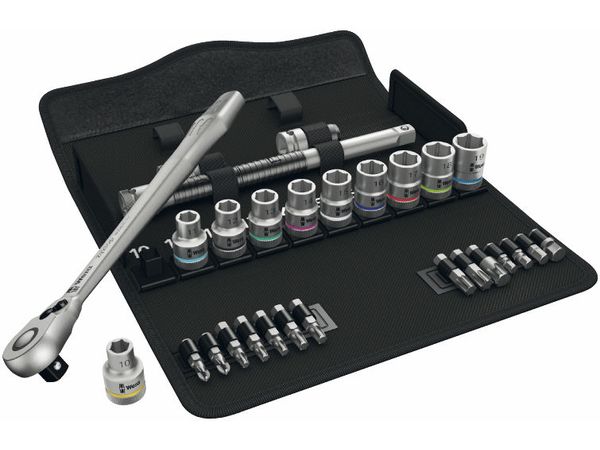 Wera 004078 Sada západiek Zyklop Metal 8100 SC 8, 28 d. upínací diel 1/2" - metrický