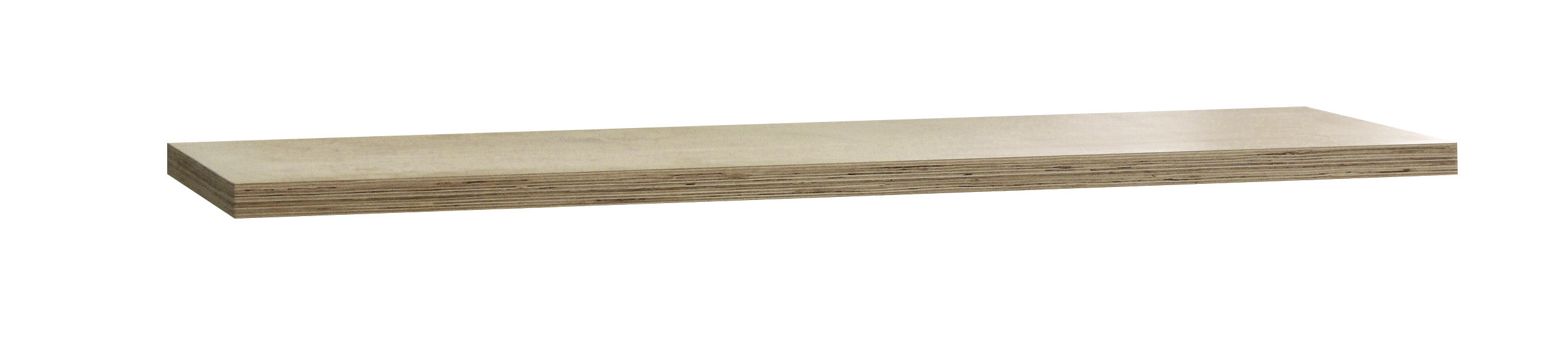 Drevená pracovná doska, 2040x463 mm, pre pracovný stôl do súpravy dielenského nábytku C45P