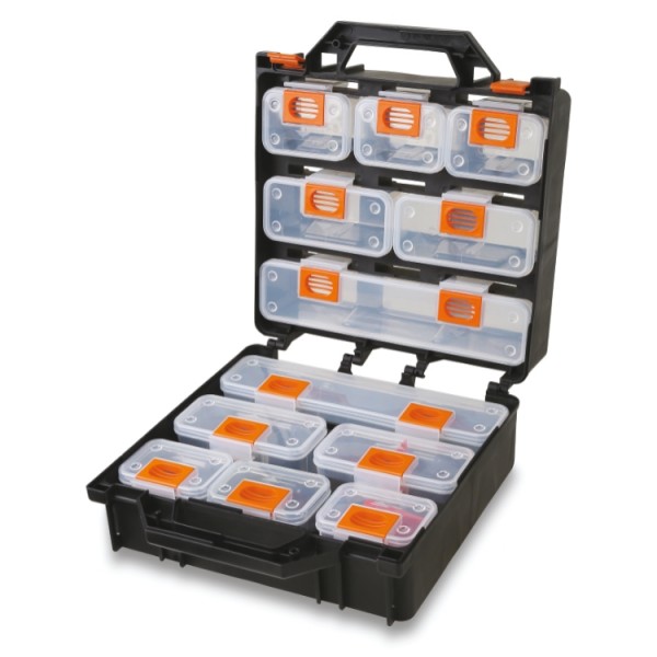Organizér s 12 vyberateľnými boxmi, prázdny