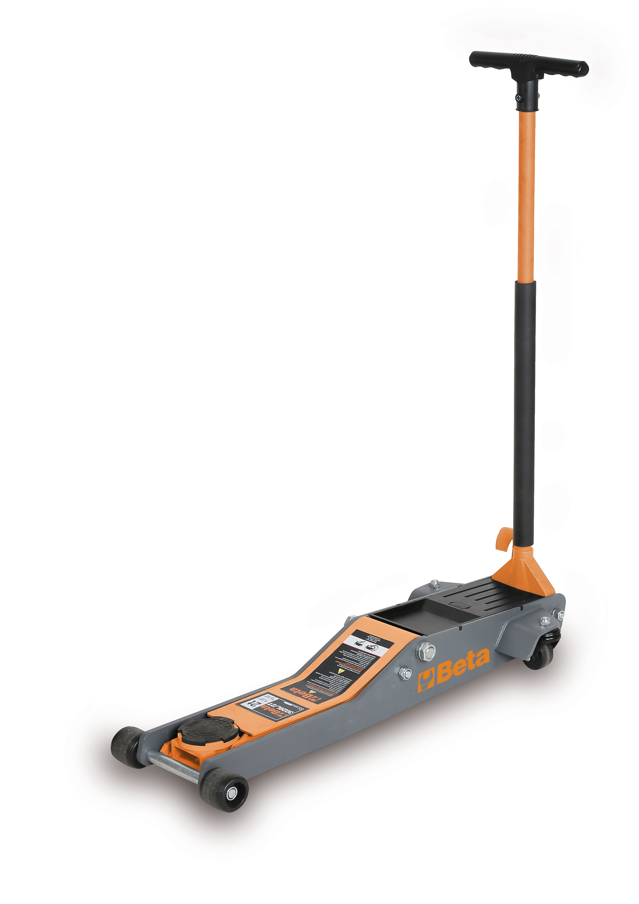 Hydraulický zdvihák, pojazdný, dlhý, nízky profil, 2 t, 75-530 mm - Beta Tools