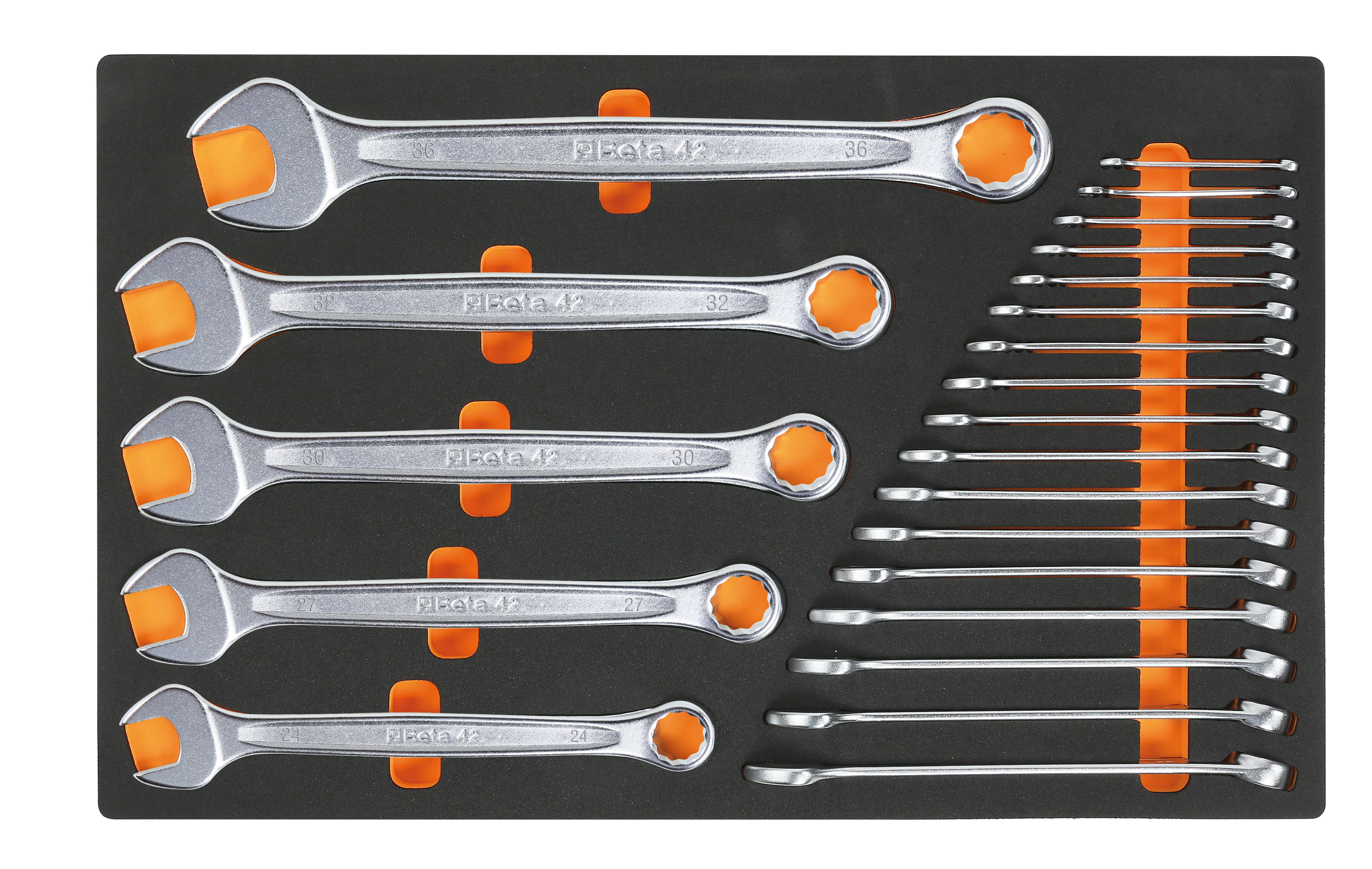 Modul - kľúče, 22 ks, výplň EVA pena - Beta Tools
