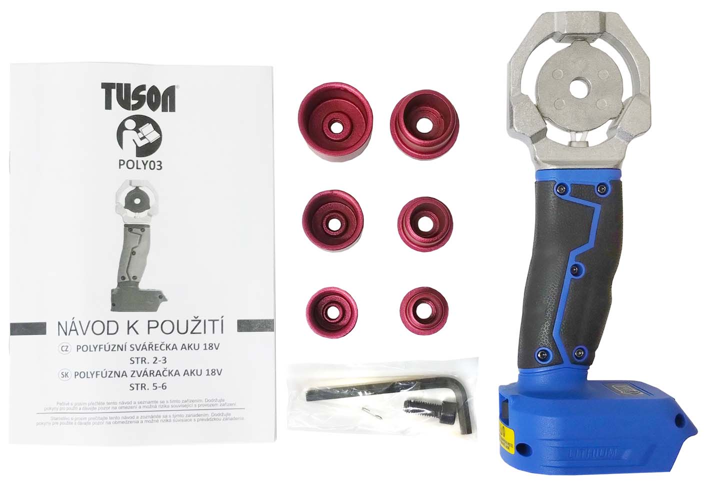 Polyfúzna zváračka, 120W AKU 18V TUSON (Makita; bez akumulátora)