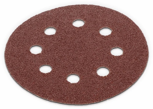 Brúsny kotúč 115 mm, suchý zips, 8 otvorov, 5 ks, rôzne zrnitosti - KREATOR Veľkosť zrna: G240