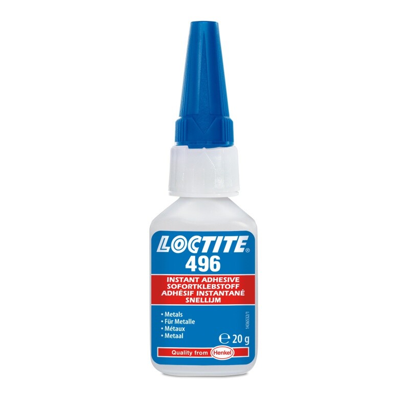 Sekundové lepidlo, na kovové spoje, 20 g - Loctite 496
