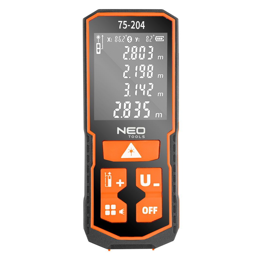 Laserový diaľkomer s dosahom 60 m - NEO tools 75-204