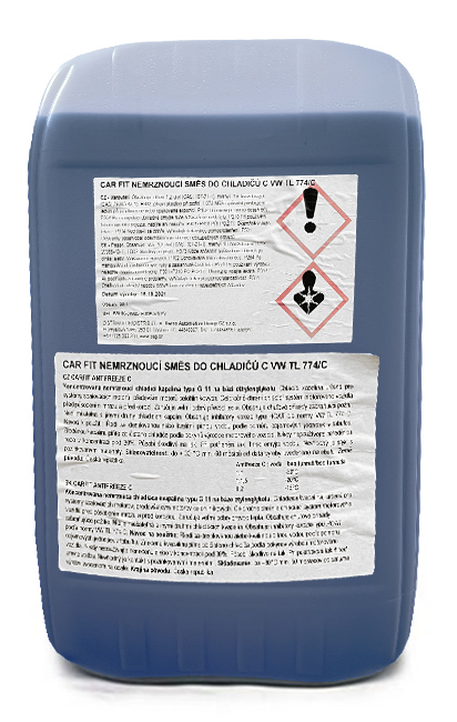 Chladiaca kvapalina - nemrznúca zmes C/G 11, modrozelená, rôzne veľkosti balení - CARFIT Veľkosť balenia - 1729743301: 25 l - 1729743301