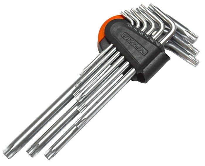 Sada nástrčných kľúčov Torx T10-T50, 9ks - Fixman