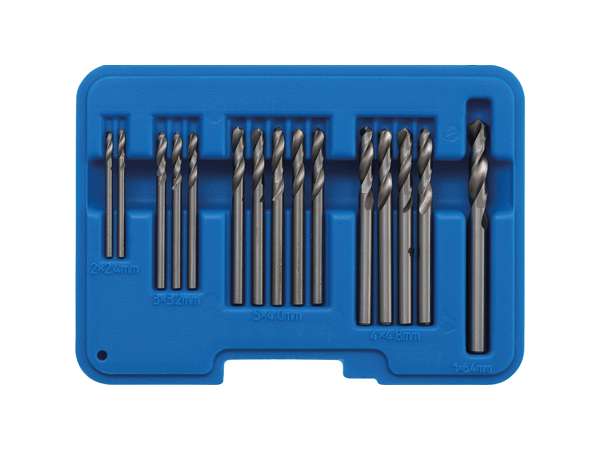 BGS Technic BGS 2097 Slepé nitovacie vrtáky HSS priemer 2,4 ÷ 6,4 mm