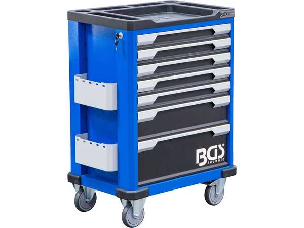 BGS Technic BGS 4236 Dielenský montážny vozík, 7 zásuviek. Prázdny