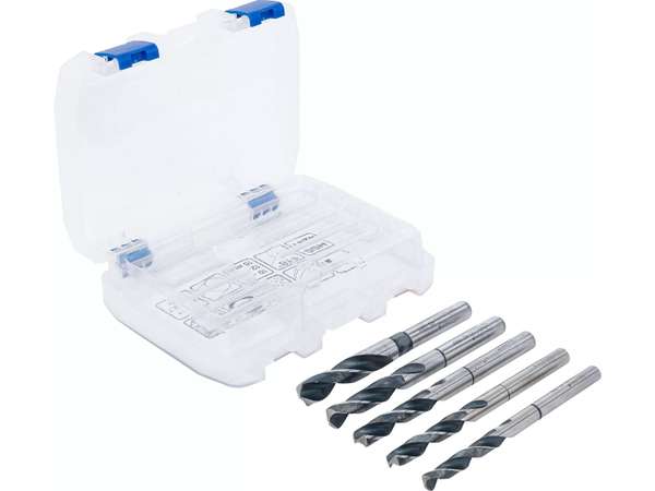BGS Technic BGS 6801 HSS vrtáky s priemerom 10 ÷ 15 mm s kužeľovou stopkou (sada 5 dielov)