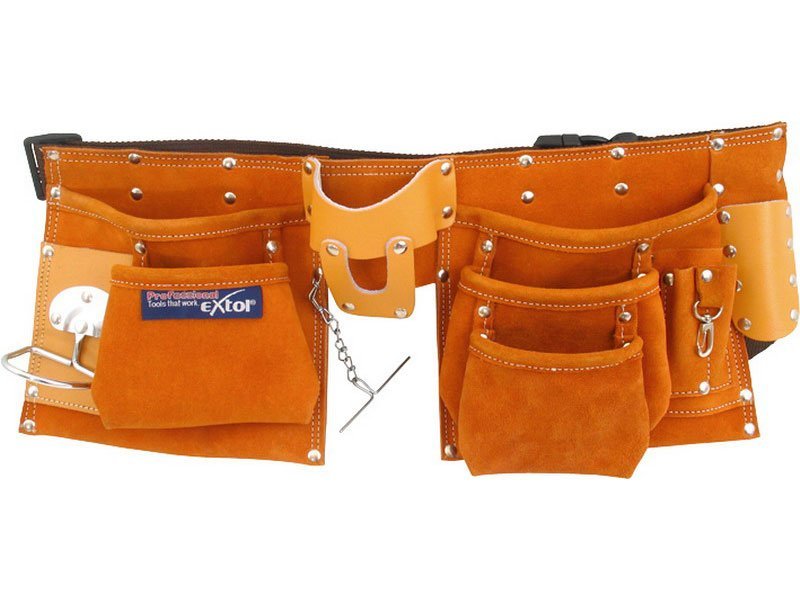 Opasok na náradie, kožený, obvod až 130 cm - EXTOL-PREMIUM EX420