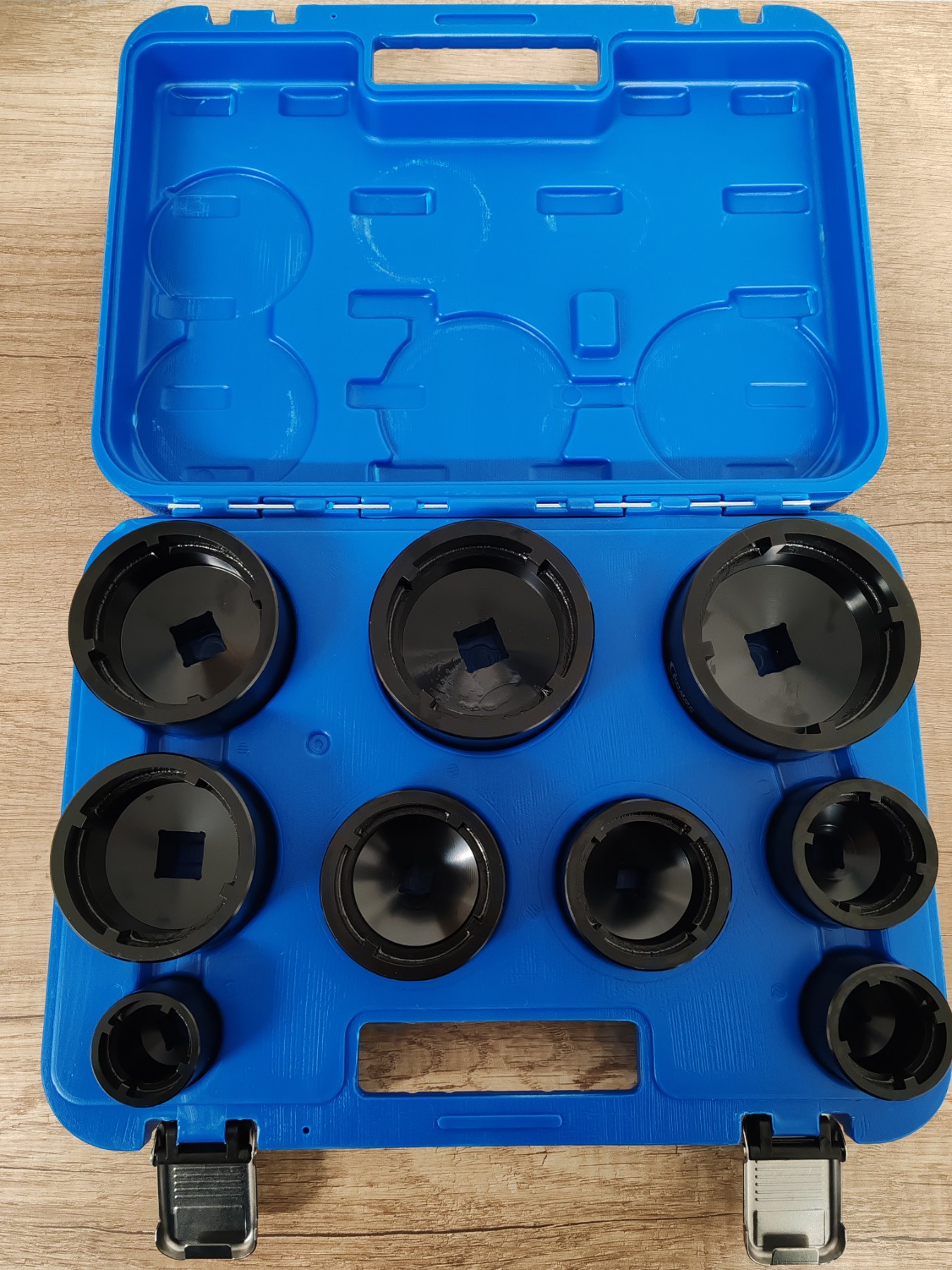Nadstavce - kľúče 1/2 "26-88 mm, na hriadeľové KM matice, súprava 10 ks