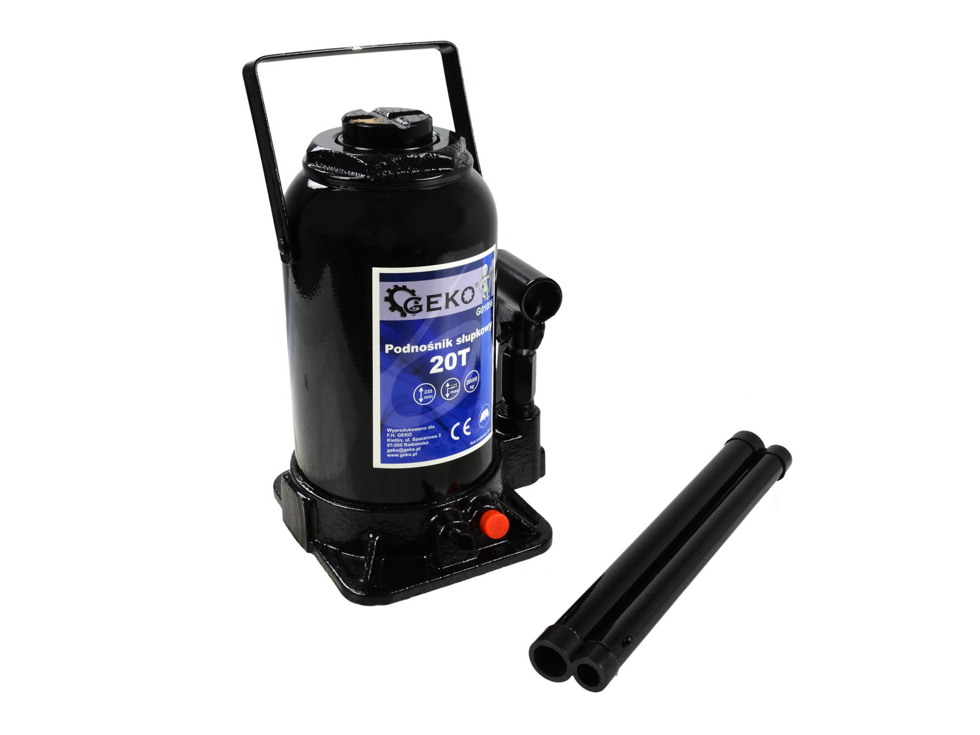 Hydraulický zdvihák - bábika 20 t, zdvih 235-450 mm