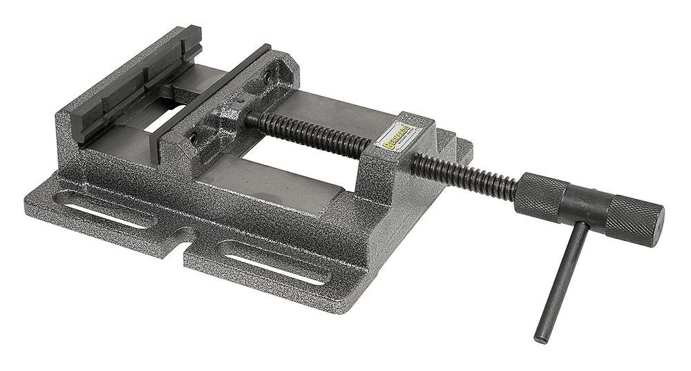 Strojný zverák pre stojanové vŕtačky, šírka 150 mm, prizmatické čeľuste - Bernardo BM 150