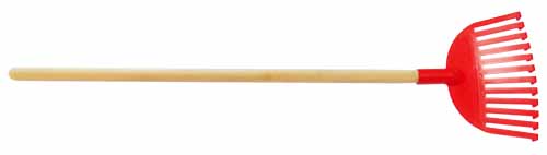 Detské švédske hrable s drevenou násadou