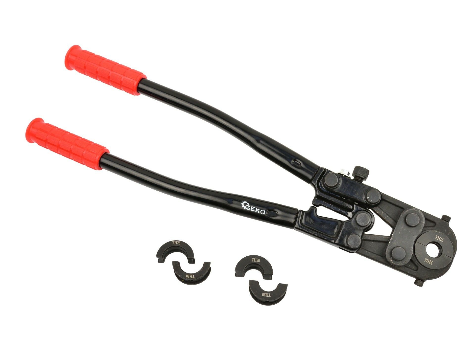 Krimpovacie kliešte na vodovodné plastové rúrky, rozsah 16 - 26 mm