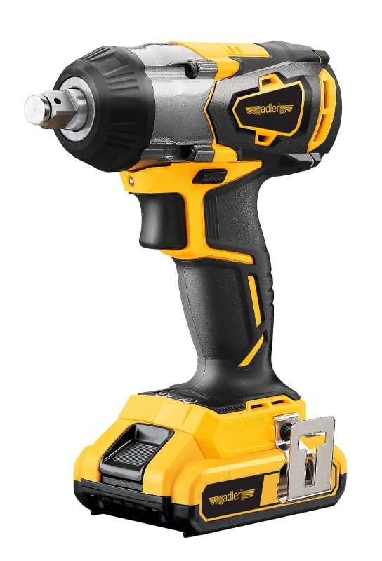 Aku rázový uťahovák 1/2 "350 Nm, Li-Ion 2.0 Ah 20 V - ADLER AKU-350km