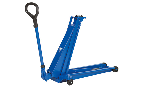 Hydraulický zdvihák pojazdný 2 t, nízkoprofilový 80-795 mm, s rýchlozdvihom - DK20HLQ
