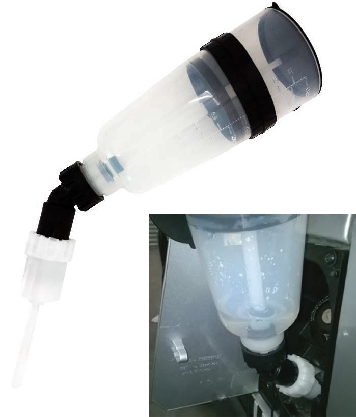 Lievik so stupnicou pre plnenie AdBlue, zahnutý 45 stupňov, plast - HU46021