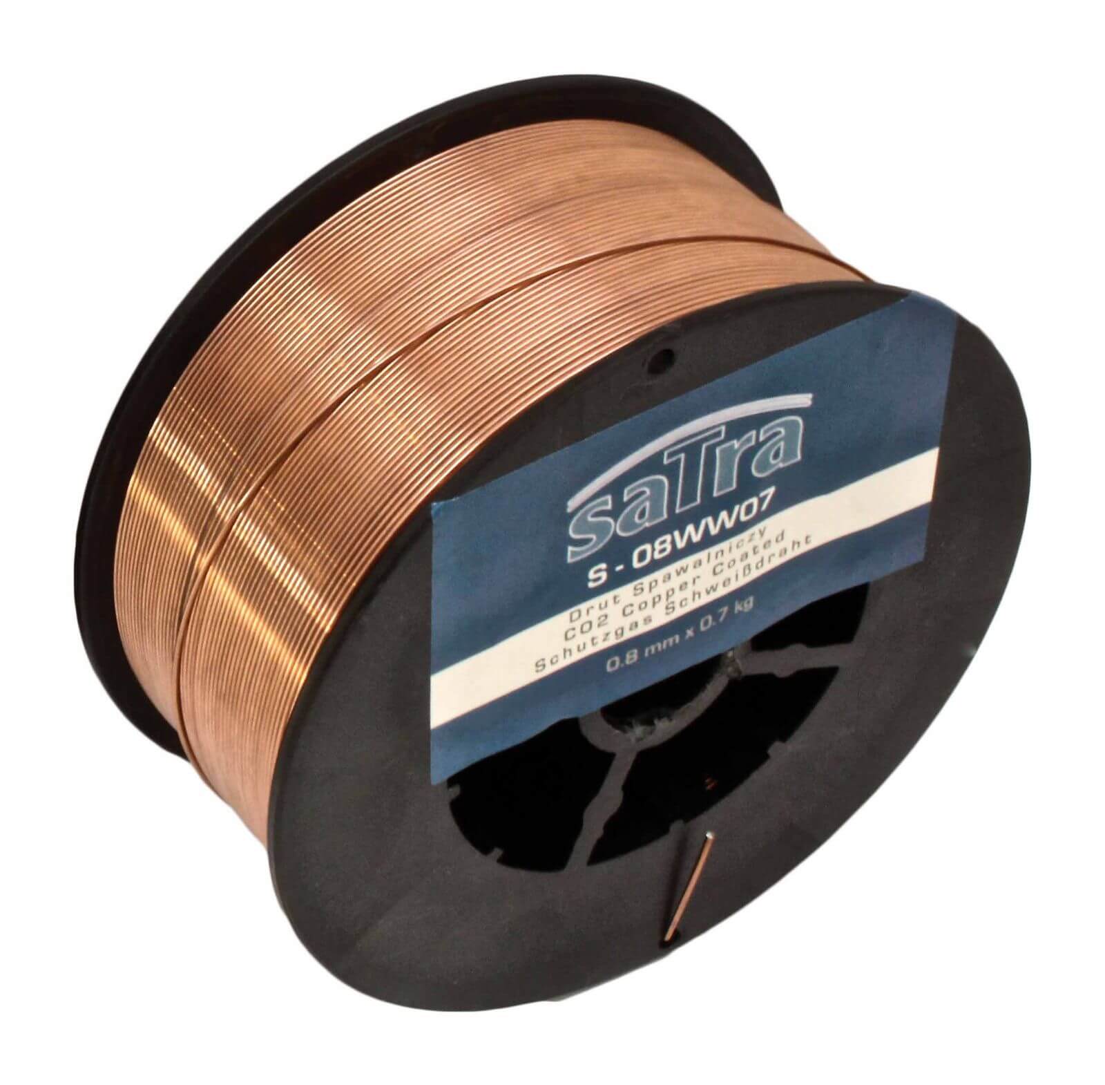 Zvárací drôt 0.8 mm, 0.7 kg na cievke - SATRA