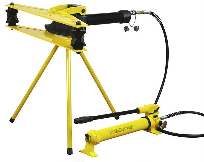 Prenosná hydraulická ohýbačka rúrok so stojanom HHW-2F