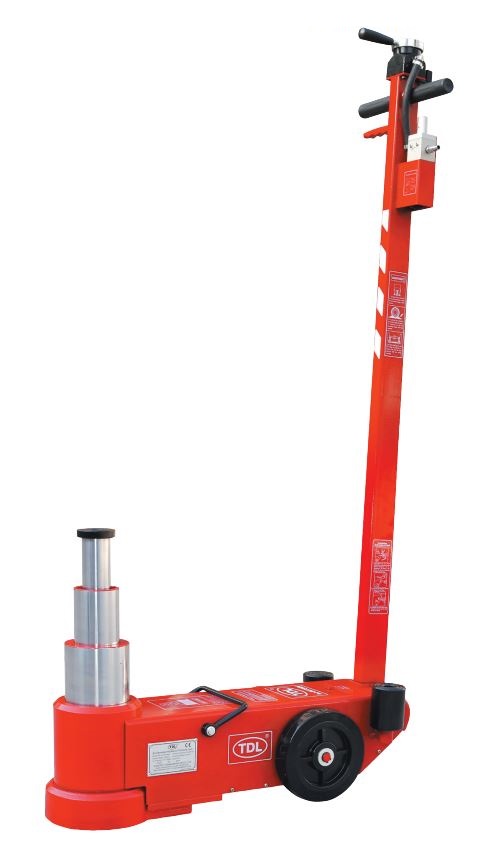 Pneumaticko-hydraulický zdvihák pojazdný 50/30/15 t, 220 - 511 mm - Kunzer