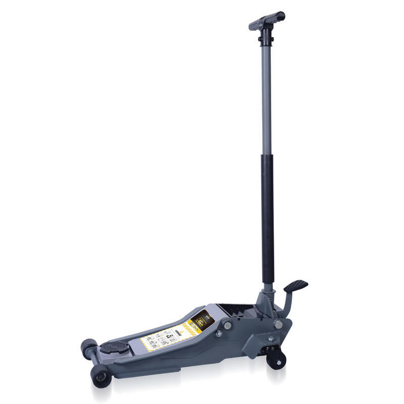 Hydraulický zdvihák pojazdný 2t, nízkoprofilový s dvojitou pumpou a pedálom, 75 - 500 mm