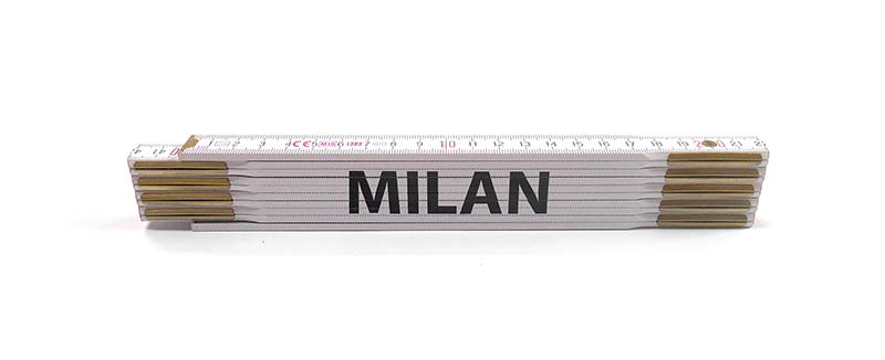 Skladacie metre s menami, 2 m, drevené Meno v metre: MILAN - 1690950007