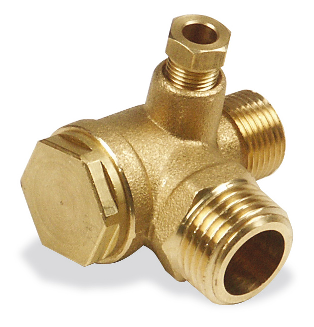 Spätný ventil 1/2" AG × 3/8" AG