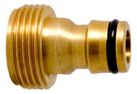 Adaptér pre hadicu, vonkajší závit 3/4", mosadz