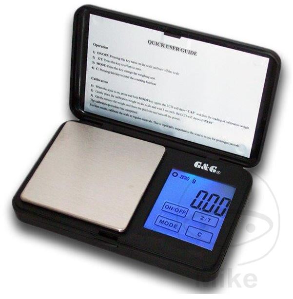 Váha digitálne vreckové, max. 100 g, pre valčeky variátora, v obale