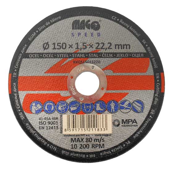 Rezný kotúč na kov 150 x 1,5 x 22 mm MAGG Speed