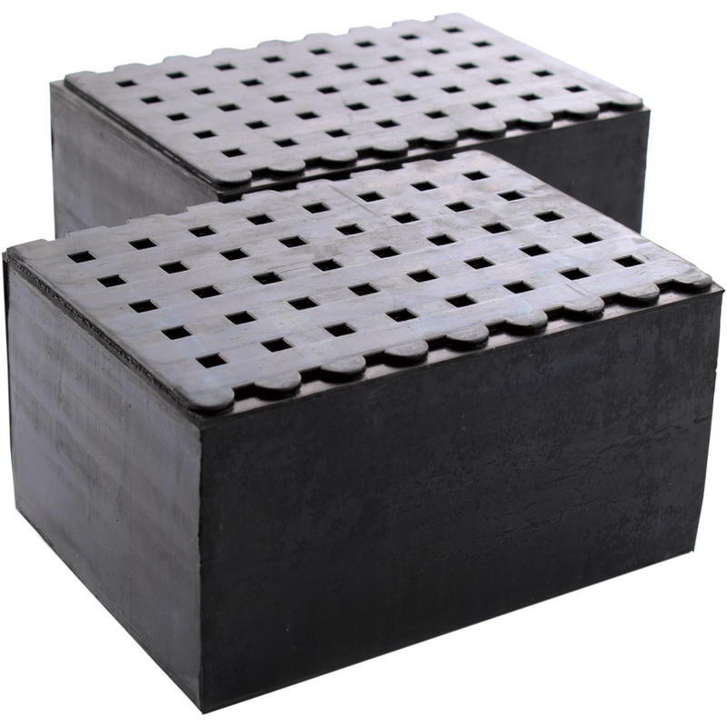 Gumová podložka zdviháka 160 x 115 x 80 mm, hranatá - Ferdus 10.324