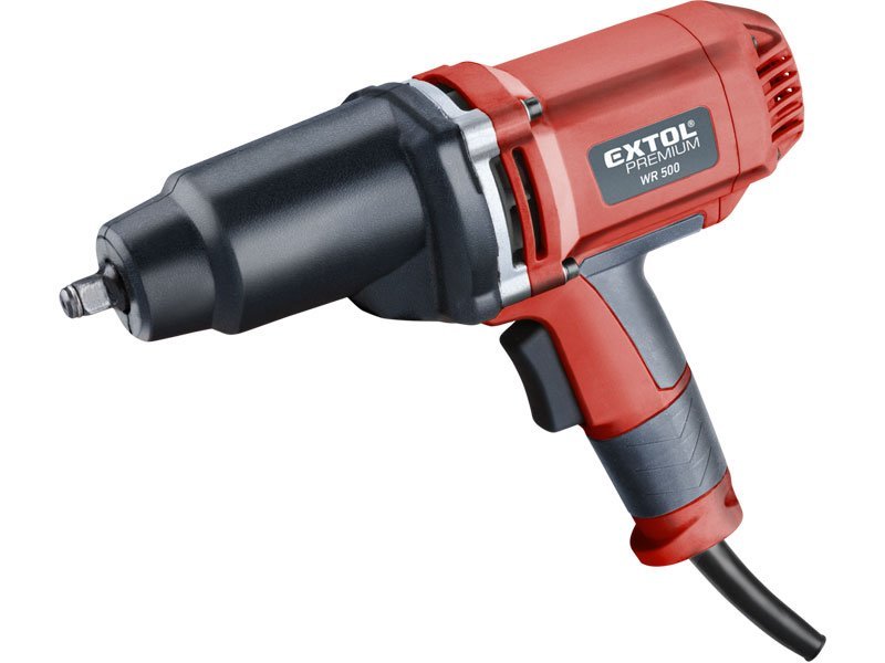 Elektrický rázový uťahovák WR 500, 1/2", 500 Nm, 950W - EXTOL PREMIUM 8890603