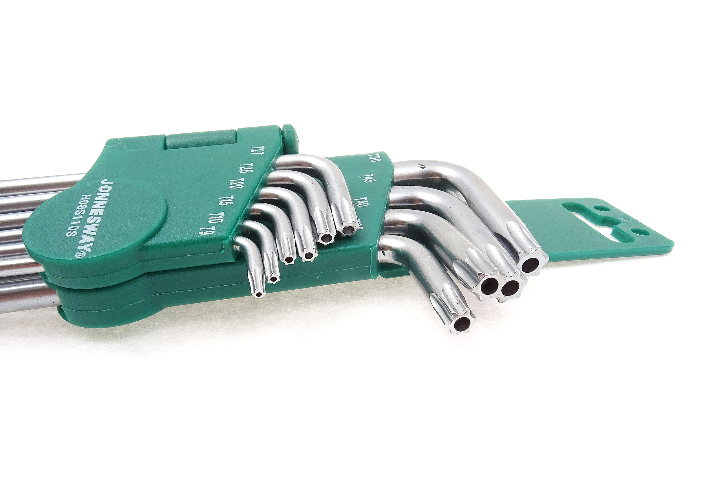 Sada kľúčov Torx s otvorom, extra dlhé, 10 kusov - JONNESWAY H08S110S