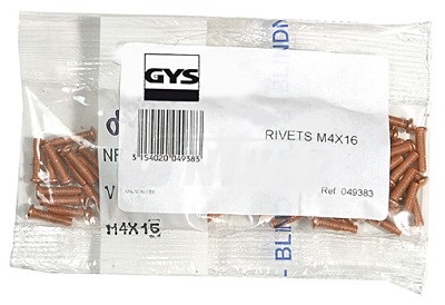Navarovací vyťahovacie závitové štipce M4 x 16 GYS 049383 sada 100ks