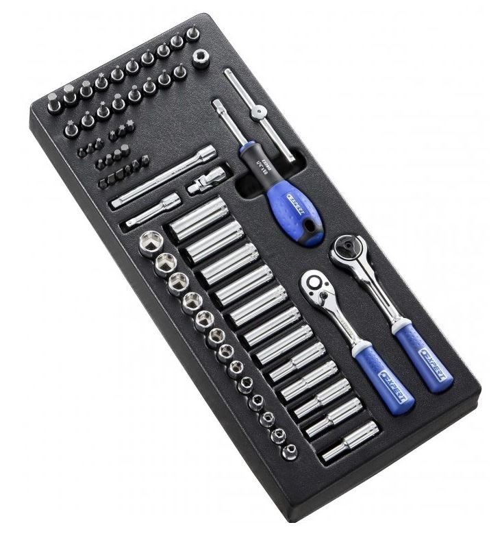Gola sada 1/4"; 67 dielov, šesťhran, torx, bity - Tona Expert (E030715T)