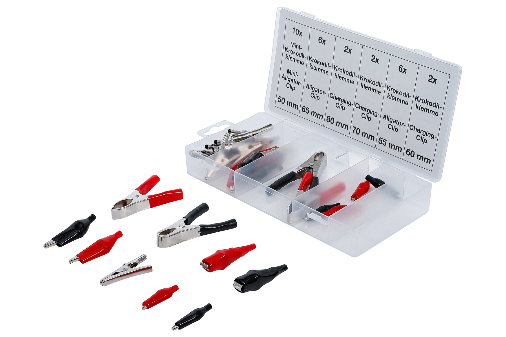 Svorky "krokodíl" 28 dielov - BGS 8138