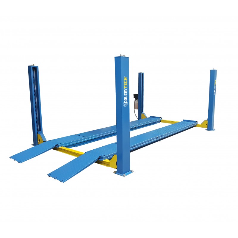 Štvorstĺpový zdvihák 5000 kg pre geometriu - Golemtech
