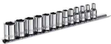 10dílná sada 1/2" hlavíc 9-19mm - Tona Expert E034837