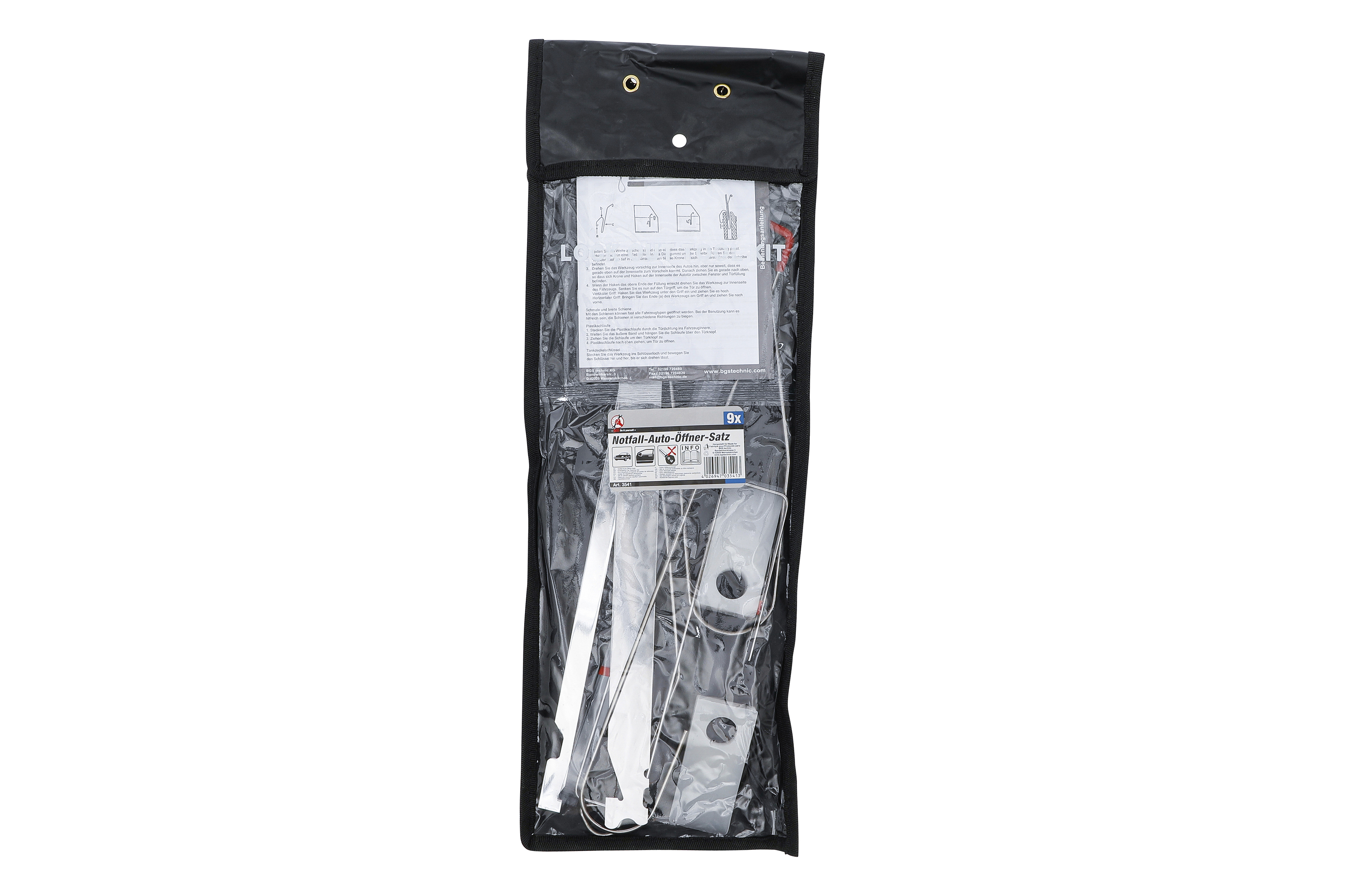 Pomocník k otvoreniu zamknutých dverí automobilov 9ks